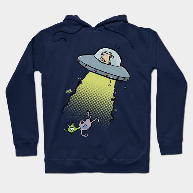 alien abduction Hoodie by greendeer